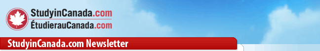 StudyinCanada.com Newsletter
